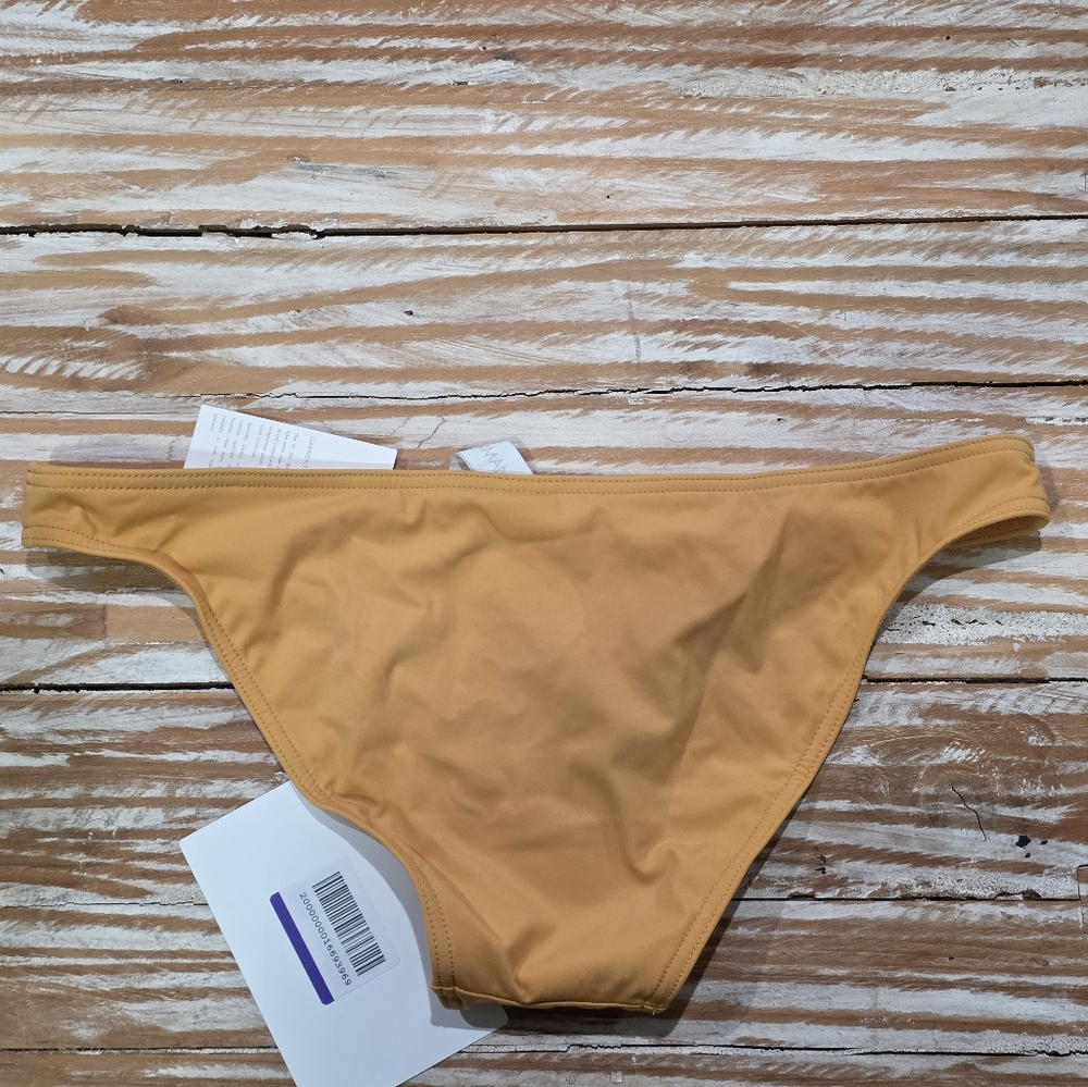 NWT Zimmermann Separates‎ Sculpt Skinny Pant Bikini Bottoms Yellow 8 - Picture 3 of 4